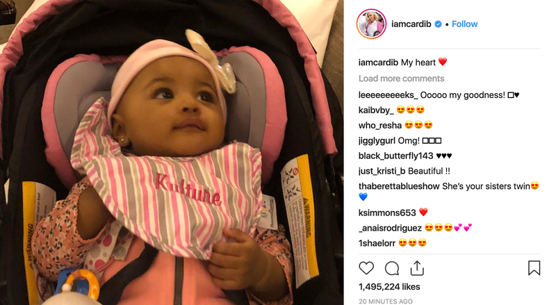 Kulture Kiari Cephus, daughter of Cardi B and Offset